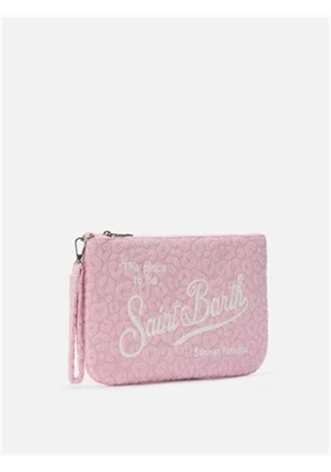 Pochette in spugna SAINT BARTH | PAR0014 PARISIENNE SPONGE N00527L TERRY EMBOSSED LEOPARD